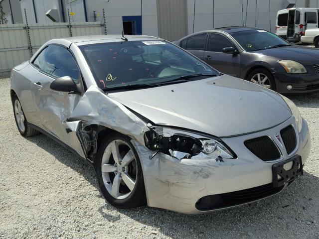 1G2ZH36N284293400 - 2008 PONTIAC G6 GT SILVER photo 1