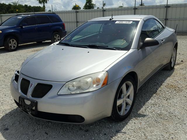 1G2ZH36N284293400 - 2008 PONTIAC G6 GT SILVER photo 2