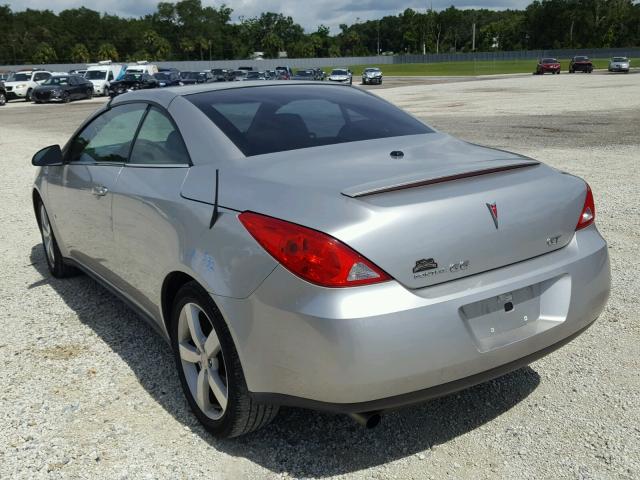 1G2ZH36N284293400 - 2008 PONTIAC G6 GT SILVER photo 3