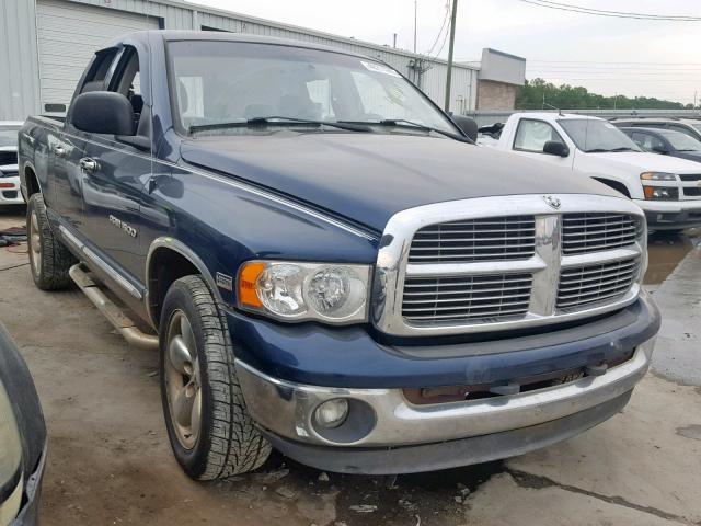 1D7HA18D24S705234 - 2004 DODGE RAM 1500 S BLUE photo 1