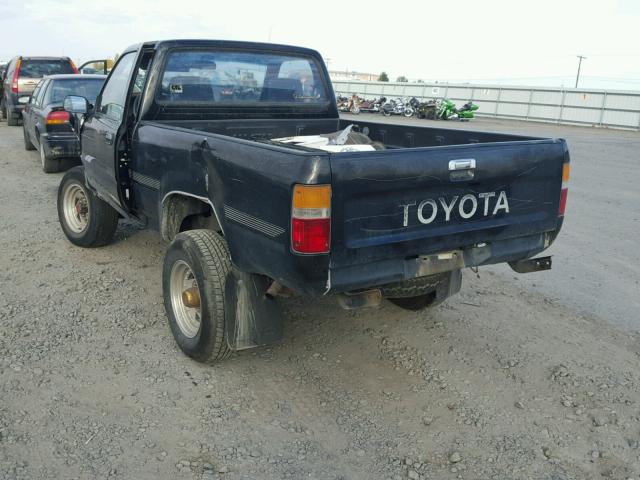 JT4RN01P9L7022420 - 1990 TOYOTA PICKUP 1/2 BLACK photo 3