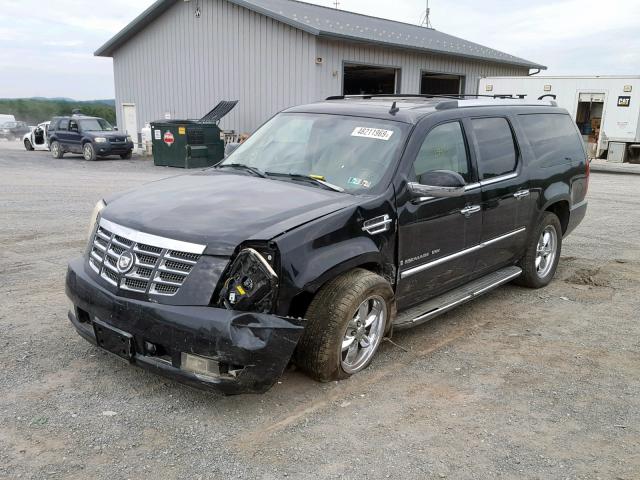1GYFK66837R296605 - 2007 CADILLAC ESCALADE E BLACK photo 2