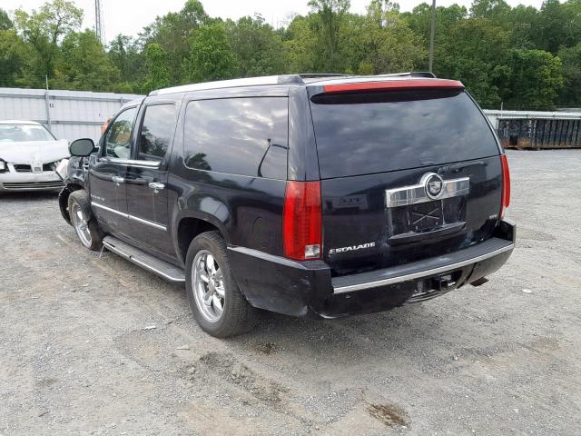 1GYFK66837R296605 - 2007 CADILLAC ESCALADE E BLACK photo 3