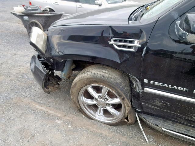 1GYFK66837R296605 - 2007 CADILLAC ESCALADE E BLACK photo 9