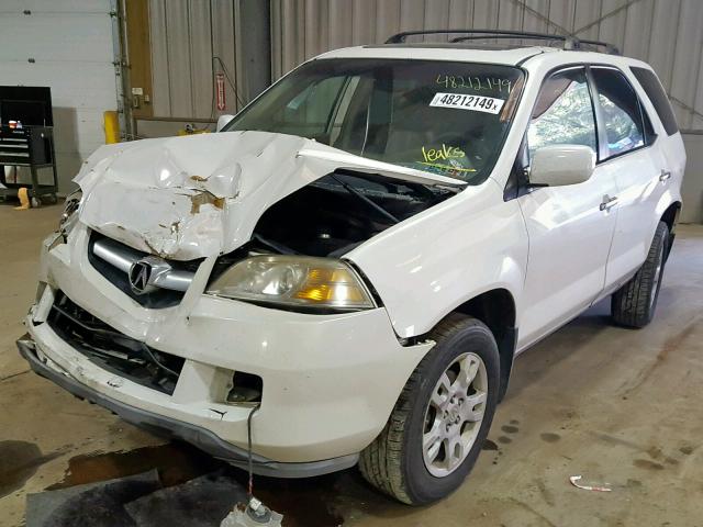 2HNYD18934H537778 - 2004 ACURA MDX TOURIN WHITE photo 2