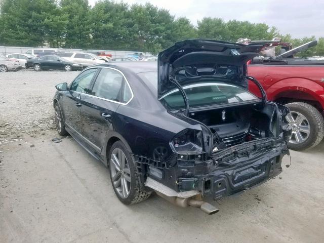 1VWDT7A35HC077786 - 2017 VOLKSWAGEN PASSAT R-L BLACK photo 3