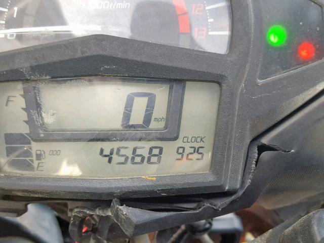 JKAEXEE11GDA21147 - 2016 KAWASAKI EX650 E BLACK photo 8