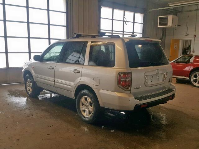 5FNYF18258B043677 - 2008 HONDA PILOT VP SILVER photo 3