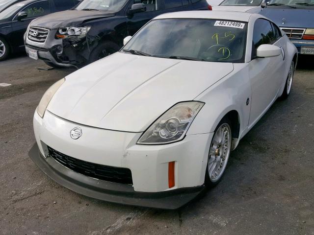 JN1AZ34E26M351000 - 2006 NISSAN 350Z COUPE WHITE photo 2