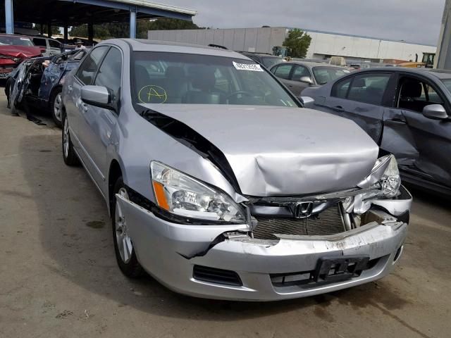 1HGCM66516A061949 - 2006 HONDA ACCORD EX SILVER photo 1