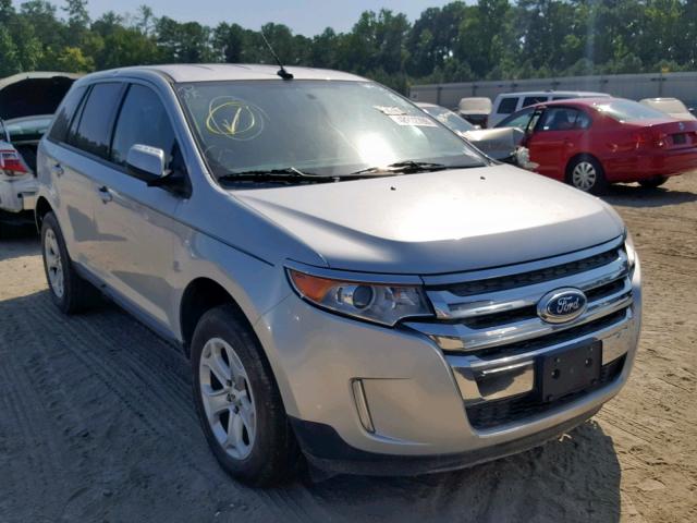 2FMDK3JC1DBB45876 - 2013 FORD EDGE SEL SILVER photo 1