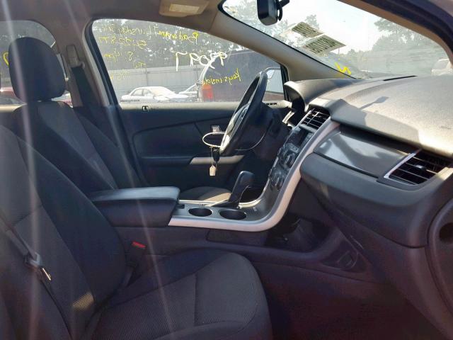 2FMDK3JC1DBB45876 - 2013 FORD EDGE SEL SILVER photo 5