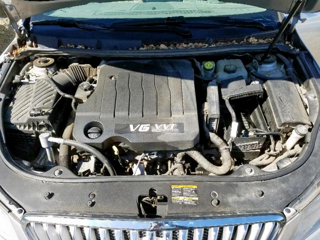 1G4GJ5EG7AF269220 - 2010 BUICK ALLURE/LAC SILVER photo 7