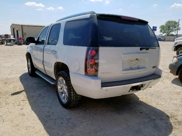 1GKFK63827J193737 - 2007 GMC YUKON DENA WHITE photo 3