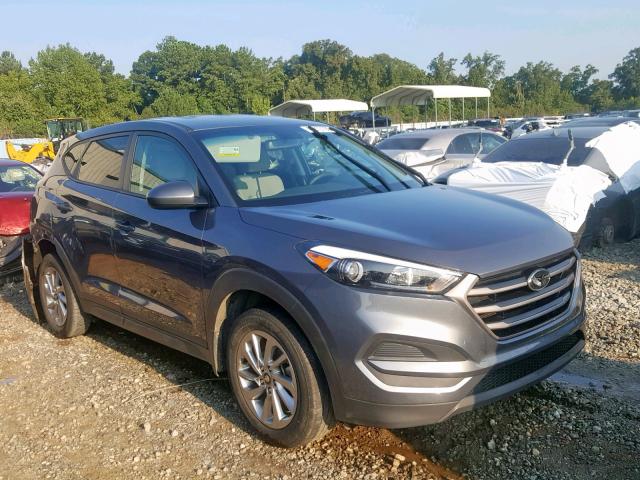 KM8J23A46GU124421 - 2016 HYUNDAI TUCSON SE GRAY photo 1