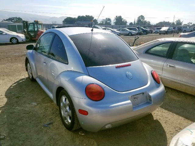 3VWCK21C83M400124 - 2003 VOLKSWAGEN NEW BEETLE ნაცრისფერი ფოტო 3
