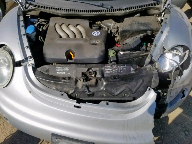 3VWCK21C83M400124 - 2003 VOLKSWAGEN NEW BEETLE ნაცრისფერი ფოტო 7