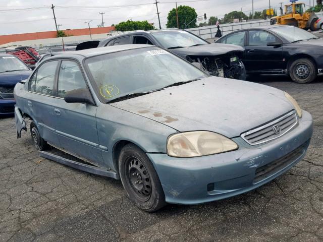 2HGEJ6617YH534207 - 2000 HONDA CIVIC BASE BLUE photo 1