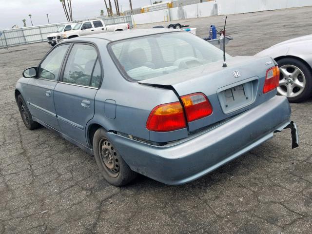 2HGEJ6617YH534207 - 2000 HONDA CIVIC BASE BLUE photo 3