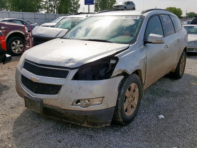 1GNLVFED8AJ208756 - 2010 CHEVROLET TRAVERSE L SILVER photo 2