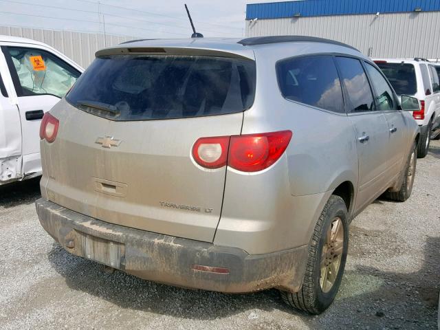 1GNLVFED8AJ208756 - 2010 CHEVROLET TRAVERSE L SILVER photo 4