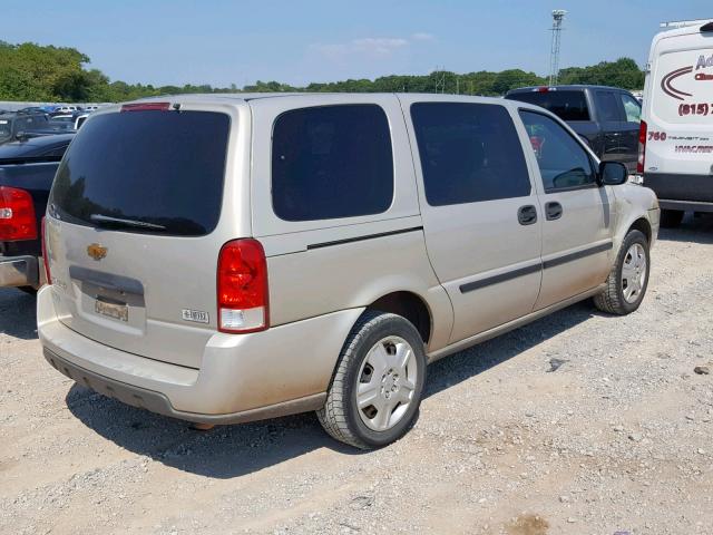 1GNDV23W28D179877 - 2008 CHEVROLET UPLANDER L GOLD photo 4