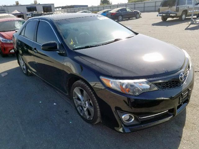 4T1BK1FK6CU012387 - 2012 TOYOTA CAMRY SE BLACK photo 1