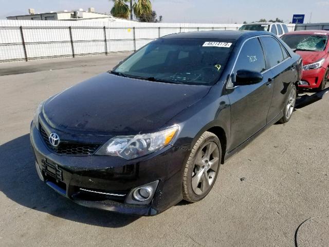 4T1BK1FK6CU012387 - 2012 TOYOTA CAMRY SE BLACK photo 2