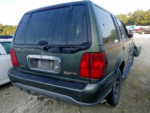 5LMFU28R31LJ19568 - 2001 LINCOLN NAVIGATOR GREEN photo 4