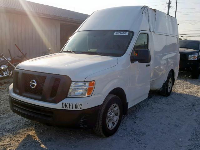 1N6BF0LY6HN810284 - 2017 NISSAN NV 2500 S WHITE photo 2