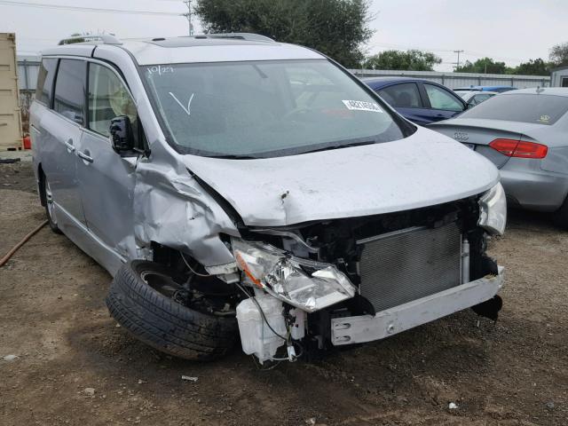 JN8AE2KP1D9062010 - 2013 NISSAN QUEST S SILVER photo 1