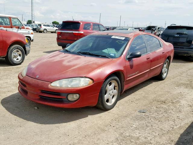 2B3HD76V9YH433957 - 2000 DODGE INTREPID R MAROON photo 2