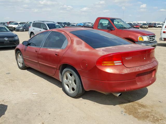 2B3HD76V9YH433957 - 2000 DODGE INTREPID R MAROON photo 3