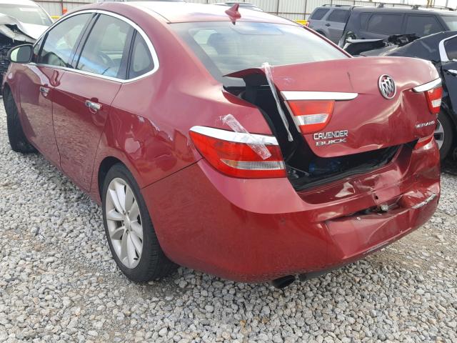 1G4PR5SK5D4123089 - 2013 BUICK VERANO CON RED photo 3