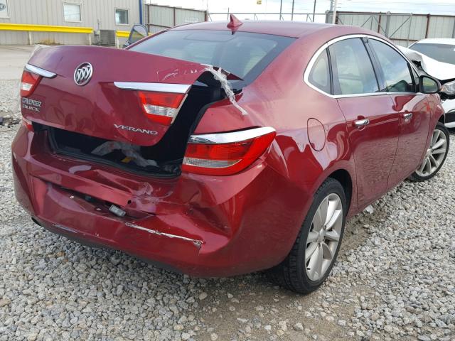 1G4PR5SK5D4123089 - 2013 BUICK VERANO CON RED photo 4