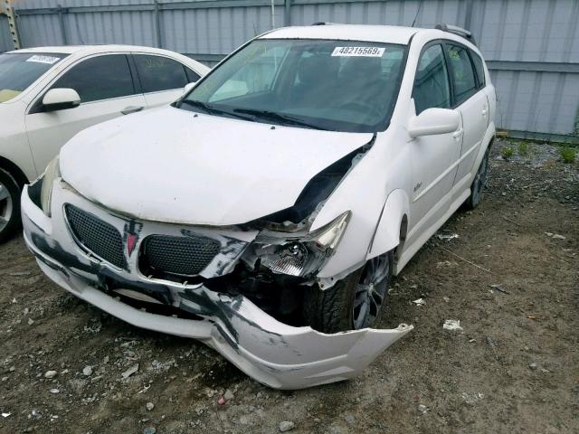 5Y2SL65866Z455666 - 2006 PONTIAC VIBE WHITE photo 2