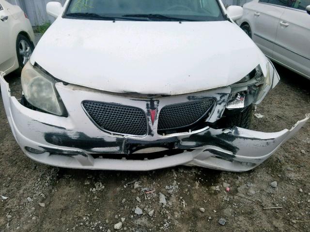 5Y2SL65866Z455666 - 2006 PONTIAC VIBE WHITE photo 9