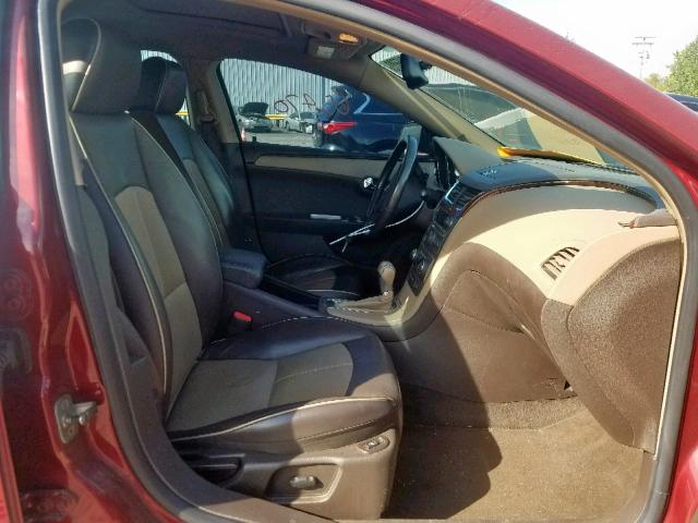 1G1ZK57729F130172 - 2009 CHEVROLET MALIBU LTZ მუქწითელი ფოტო 5