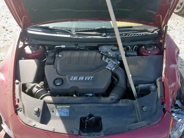 1G1ZK57729F130172 - 2009 CHEVROLET MALIBU LTZ მუქწითელი ფოტო 7