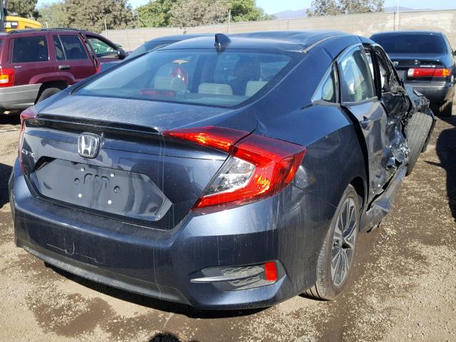 19XFC1F71HE210296 - 2017 HONDA CIVIC EXL BLUE photo 4