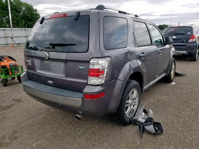 4M2CN9HG4AKJ03071 - 2010 MERCURY MARINER PR GRAY photo 4