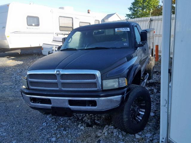 3B7KF2368XG188100 - 1999 DODGE RAM 2500 BLACK photo 2