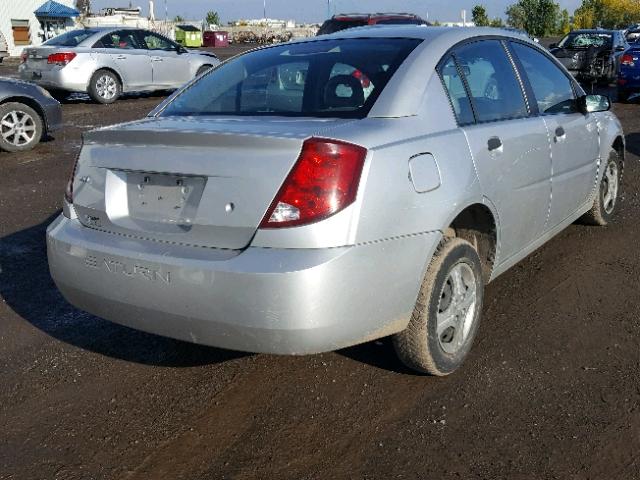 1G8AG52F45Z145358 - 2005 SATURN ION LEVEL SILVER photo 4