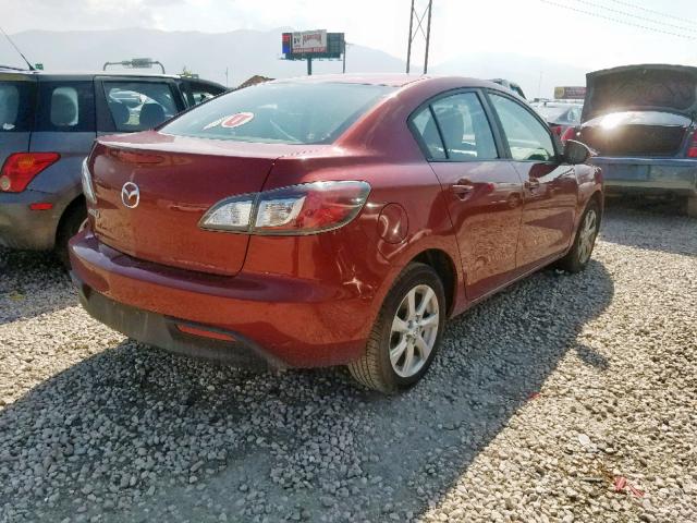 JM1BL1SF4A1296482 - 2010 MAZDA 3 I RED photo 4