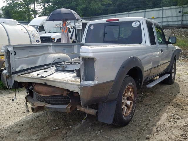 1FTZR45E67PA59418 - 2007 FORD RANGER SUP GRAY photo 4