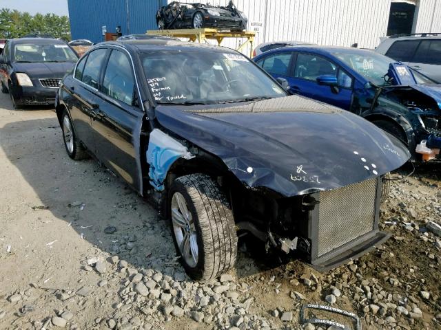 WBA8D9G30HNU62081 - 2017 BMW 330 XI BLACK photo 1