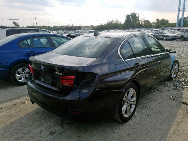 WBA8D9G30HNU62081 - 2017 BMW 330 XI BLACK photo 4