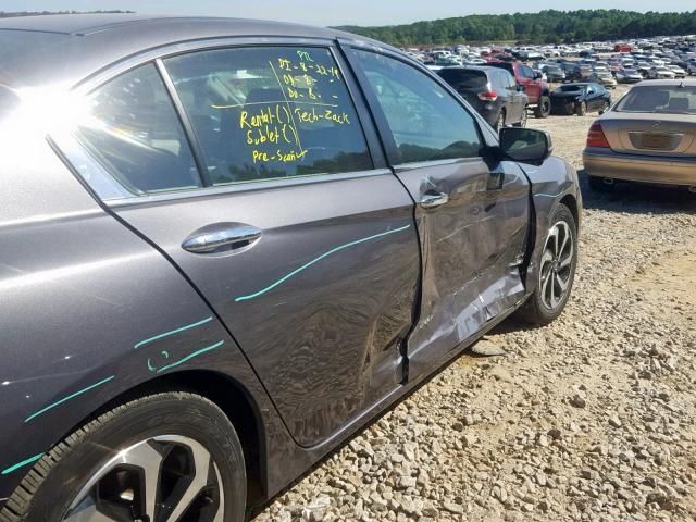 1HGCR2F96HA121594 - 2017 HONDA ACCORD EXL GRAY photo 9