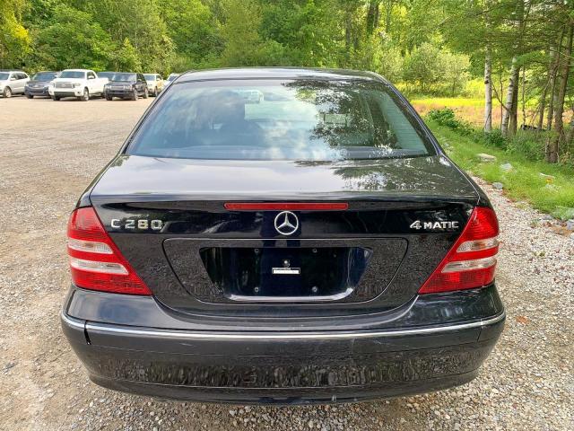 WDBRF92HX7F882832 - 2007 MERCEDES-BENZ C 280 4MAT BLACK photo 8