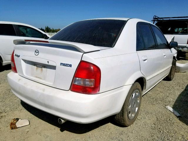 JM1BJ225420535426 - 2002 MAZDA PROTEGE DX WHITE photo 4